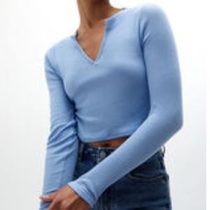 🔆 Pacsun Notch Long Sleeve Top